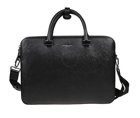 michael kors henry leather briefcase